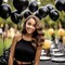 130PCS Black Balloons, Latex Balloons Different Sizes 18/12/10/5 Inch, Helium Balloons with Ribbon